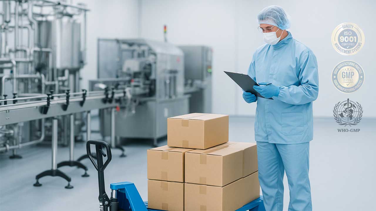 WHO-GMP, ISO-certified manufacturing…